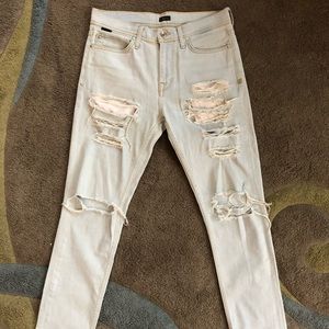 Urban Outiftters lightwash distressed denim